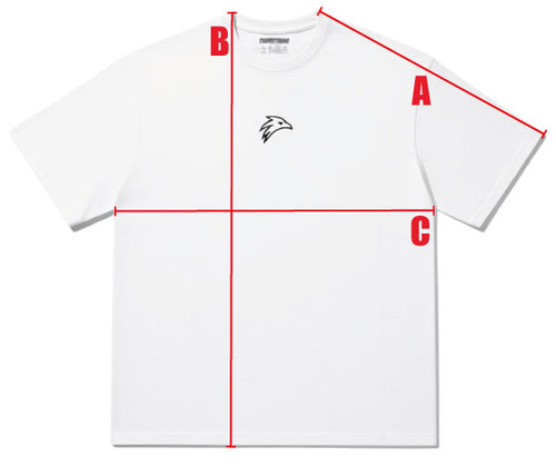 Guía de medidas de OVERSIZE CS BLANCA